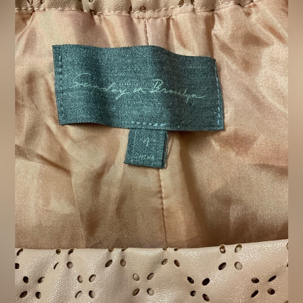 Anthro Sunday in Brooklyn Faux Leather Skirt - Picture 5 of 10